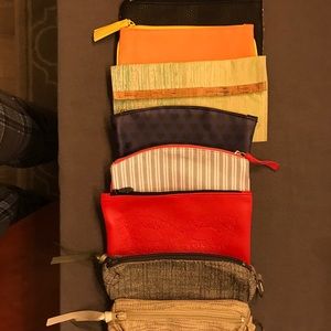 Makeup Bags - Lot of 9 total